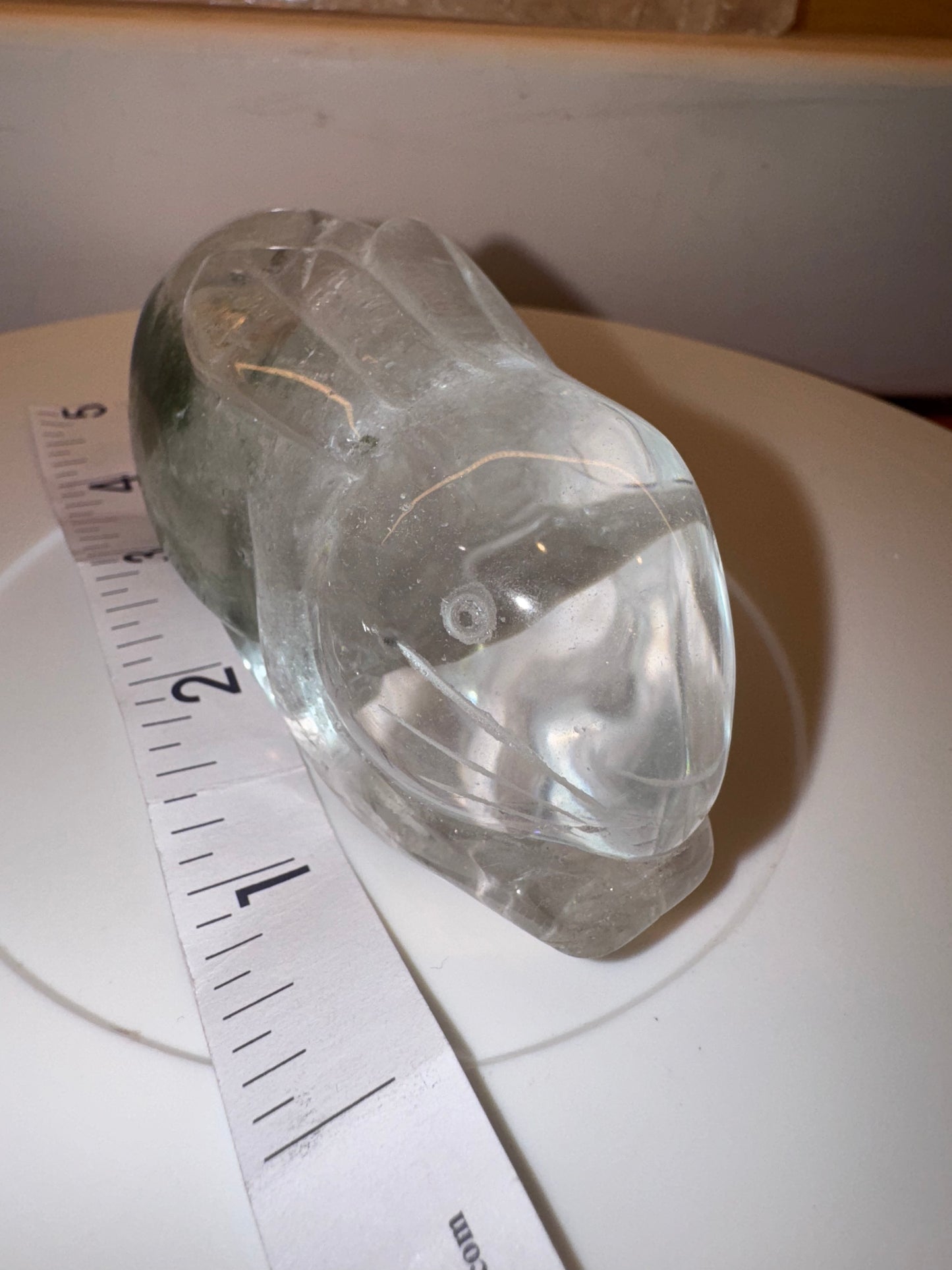 Clear quartz garden quartz bunny