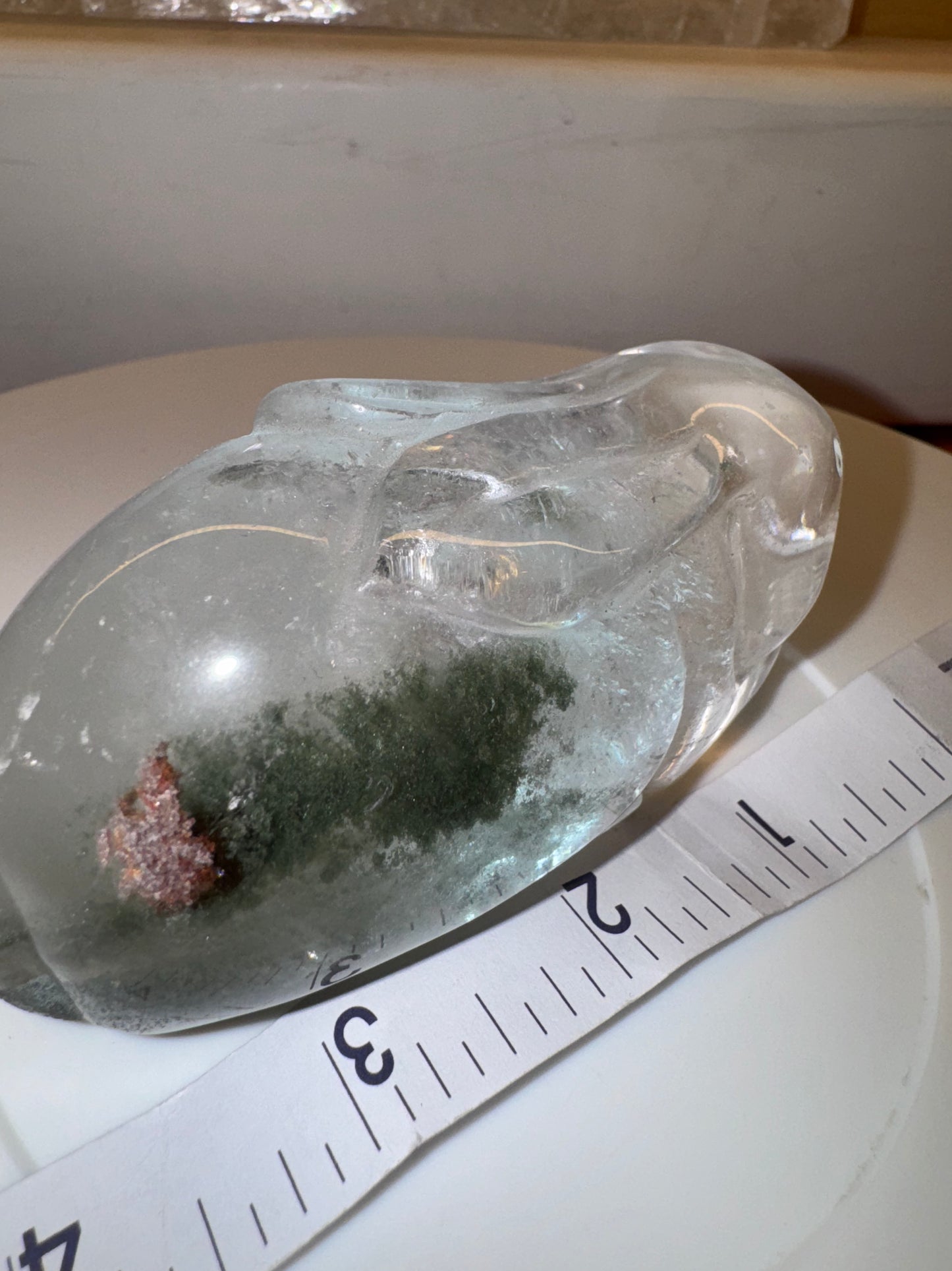 Clear quartz garden quartz bunny