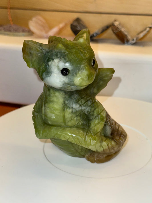 2nd green jade baby dragon