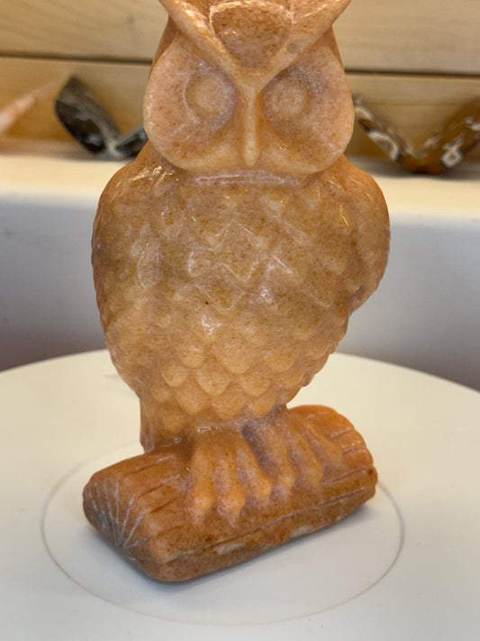 Large cute sunstone owl for all you owl lovers